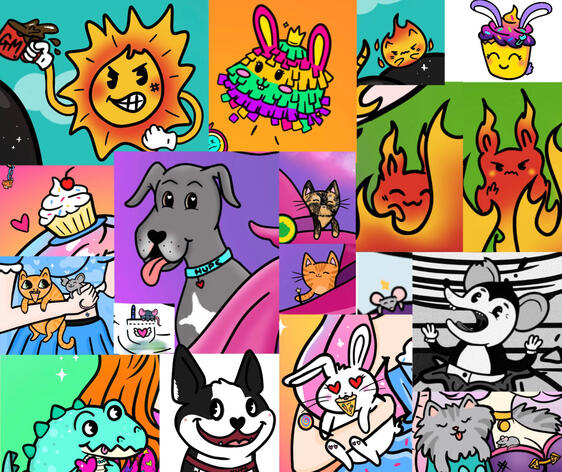 Lots of fun original skuzzy characters made with some of my Hupe Scouts